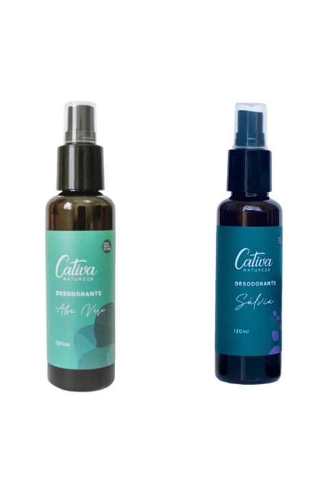 Kit Desodorante Natural Sem Alumínio - Cativa Natureza