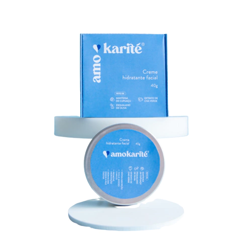 Creme Hidratante Facial Natural 40 g – Hidratação Profunda e Toque Suave | Amokarité