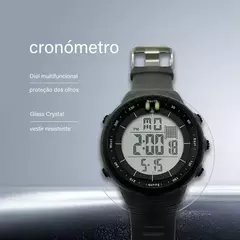 Relógio XUFENG a prova d'agua neon redondo masculino cores - Chaveiro VAI ACHAR