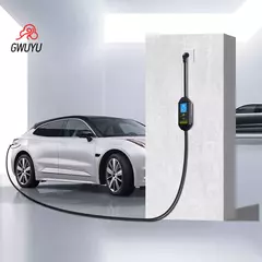 Carregador Portáti GWUYU 3,5KW 16A led 220v EV Tipo 2 Tela de Exibição - loja online