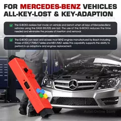 G-BOX3 Autel ferramenta de programação chave p/Mercedes-Benz BMW Toyota - Chaveiro VAI ACHAR