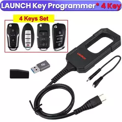 LAUNCH X431 Programador com 4 Chaves de Chip (interfase X431 IMMO ELITE / PLUS/