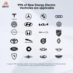 Carregador Portáti GWUYU 3,5KW 16A led 220v EV Tipo 2 Tela de Exibição - Chaveiro VAI ACHAR