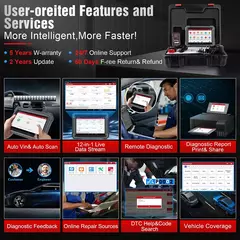 Scanner LAUNCH X431 PRO TT V5.0 com DBScar VII VCI Diagnóstico - comprar online