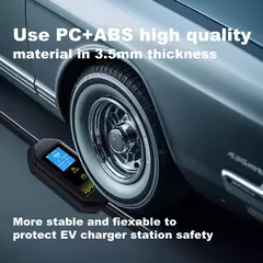 Carregador Portáti GWUYU 3,5KW 16A led 220v EV Tipo 2 Tela de Exibição - loja online