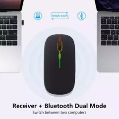 Mouse Bettdow Sem Fio 2400DPI 2,4GHz Bluetooth