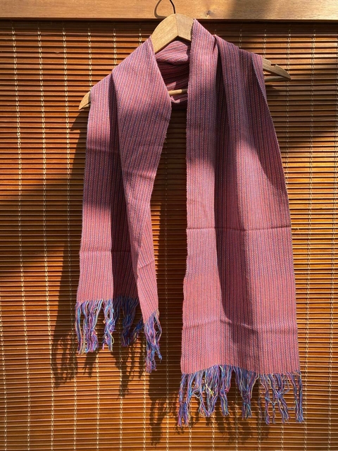 Echarpe Listrada Rosa - comprar online