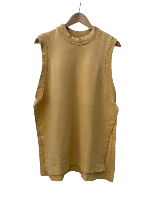 Blusa Colete Moletinho Mostarda Fendas Laterais - Hering