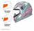 Capacete Classic Ff358 Xdron Rosa/Azul Ls2 Fechado na internet
