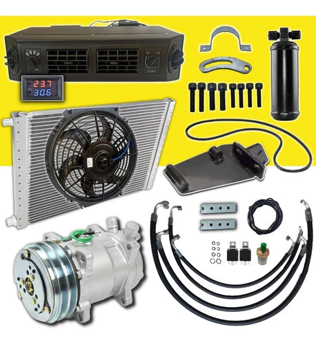 Kit Ar Condicionado Universal Mercedes Suporte Caixa Digital