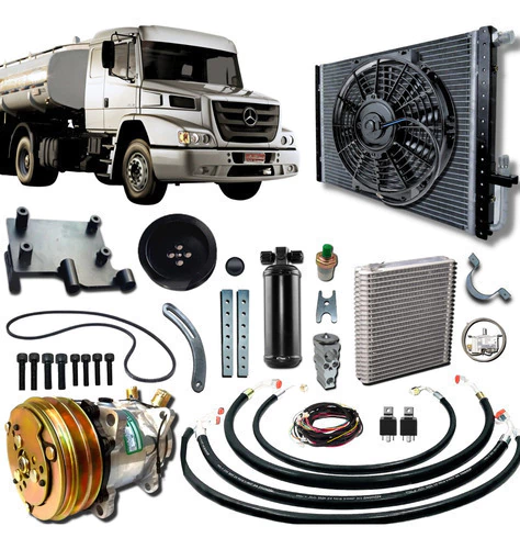 Kit De Ar Condicionado Mb 1218 1418 1618 1620 Motor Om 366
