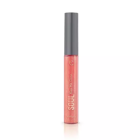 Gloss Eudora Soul cor rosa holofote - 5,2ml