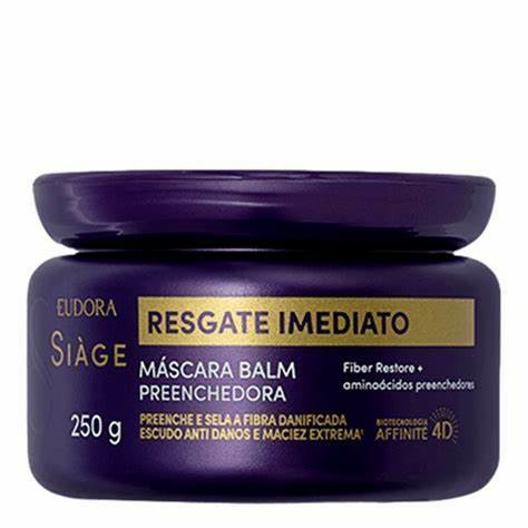 Máscara Balm Preenchedora Siage Resgate imediato - 250g