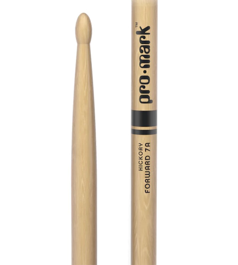 Palillos Baquetas Promark 7A Hickory TX7AW Punta de madera