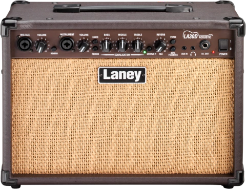 Amplificador Guitarra Acústica o Clásica y para Micrófono Laney LA30D 30W
