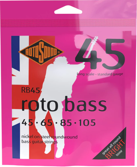 Encordado Bajo 4 Cuerdas Rotosound 045/105 RB45 Nickel Roto Bass