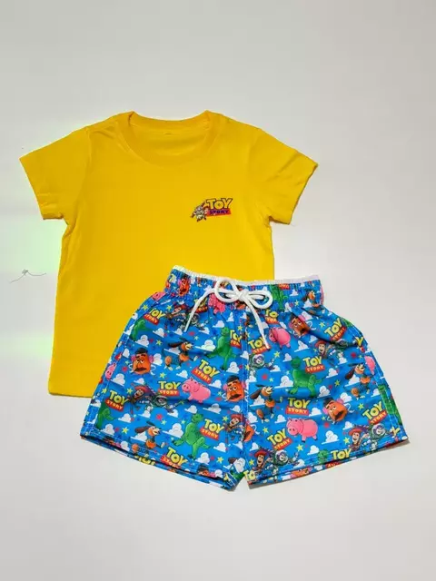 Conjunto Camisa + Short Mauricinho tactel