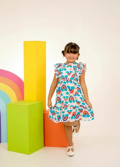 Vestido Arco-íris!