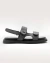 Sandal Sol Jeans Preto - comprar online