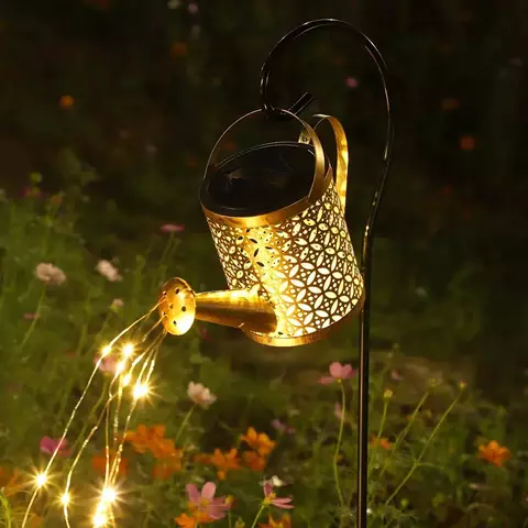 Estaca Luz Led Solar Regadera Decorativo Jardin Exterior
