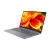 Notebook Lenovo IdeaPad Slim 3 Ryzen 7 5825U color gris, con pantalla IPS táctil de 15.6 pulgadas, 16GB de RAM y 512GB SSD, encendida mostrando imagen colorida.