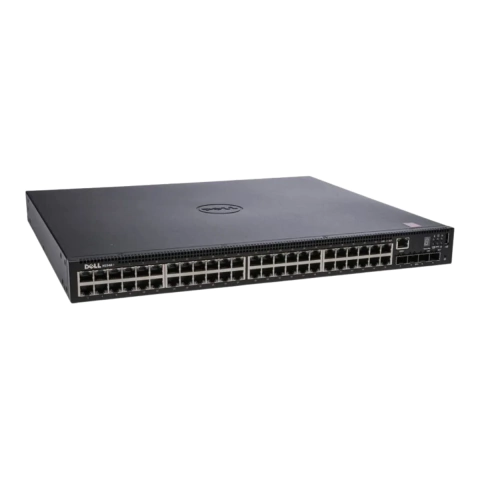 Switch Dell N1548P de 48 puertos Gigabit PoE+ y 4 SFP 10GbE, equipo de red profesional disponible en outlet