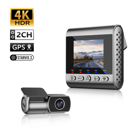 Camara para Auto SJCAM M60S 2CH Doble Lente Dashcam 4K Sony GPS WiFi