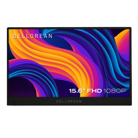 Monitor Portátil Dellorean MS1 15.6 1920x1080 Full HD IPS HDR Estructura Caucho USB-C HDMI - comprar online