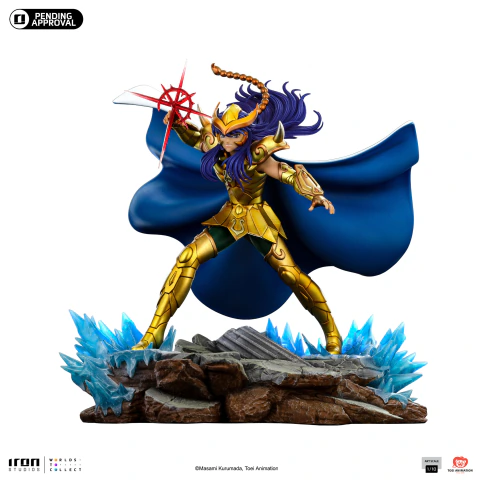 Iron Studios Estatua Scorpio Milo Saint Seiya 1/10 Art Scale
