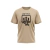 Camiseta Básica Bege Estampada 01 - Algodão Peruano - Vetta