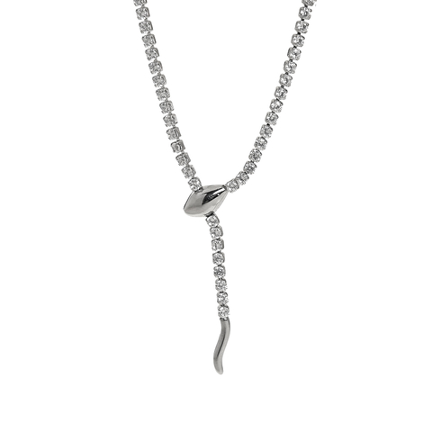 Snake tennis slim silver