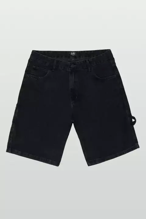 BERMUDA DENIM CARPENTER - WASHED BLACK