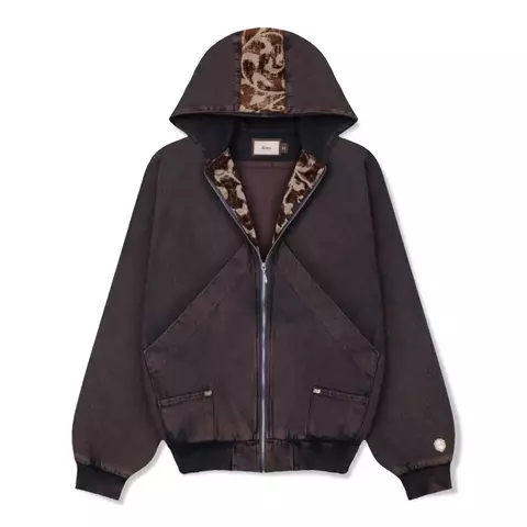 ZIP JEANS BROWN JACQUARD.31