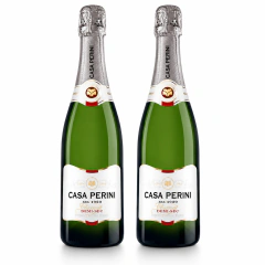 ESPUMANTE CASA PERINI DEMI-SEC 750 ML - KIT 02 UNIDADES