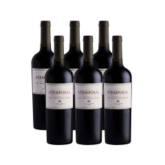 VINHO ALTA VISTA ATEMPORAL TINTO MALBEC - CABERNET - PETIT VERDOT 750 ML - KIT 06 UNIDADES
