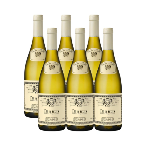 VINHO LOUIS JADOT CHABLIS 750 ML - KIT 06 UNIDADES