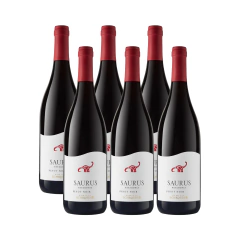 VINHO SAURUS PINOT NOIR PATAGONIA 750 ML - KIT 06 UNIDADES