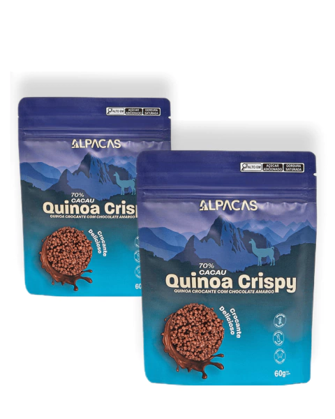 2 UNIDADES - QUINOA CRISPY 70% CACAU - comprar online