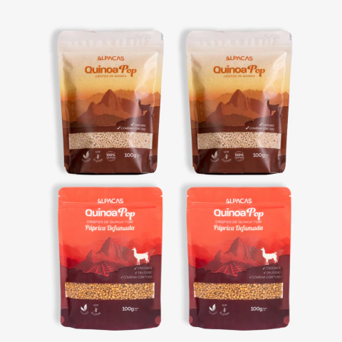 Combo 2 Quinoa Pop + 2 Quinoa Pop Páprica