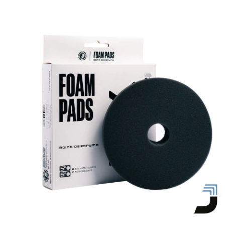 Espuma Preta Lustro Pad 133mm 5,25 Pol Wolf Pads - comprar online