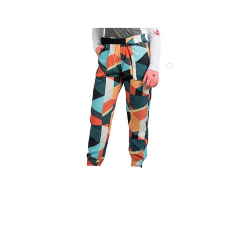 Calça Feminina Fishing Co. Pochete Estampada Geométrica