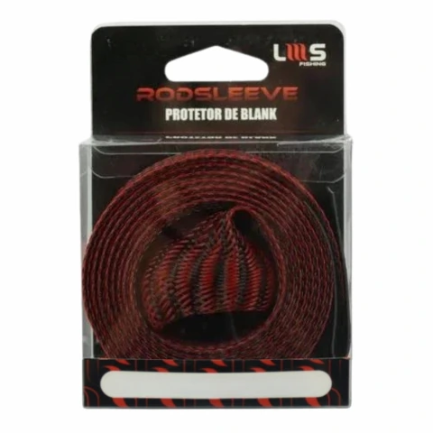 Protetor De Vara Lumis Rod Sleeve Carretilha Até 6' Vermelho