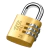 3F Cadeado 25 mm Segredo Dourado