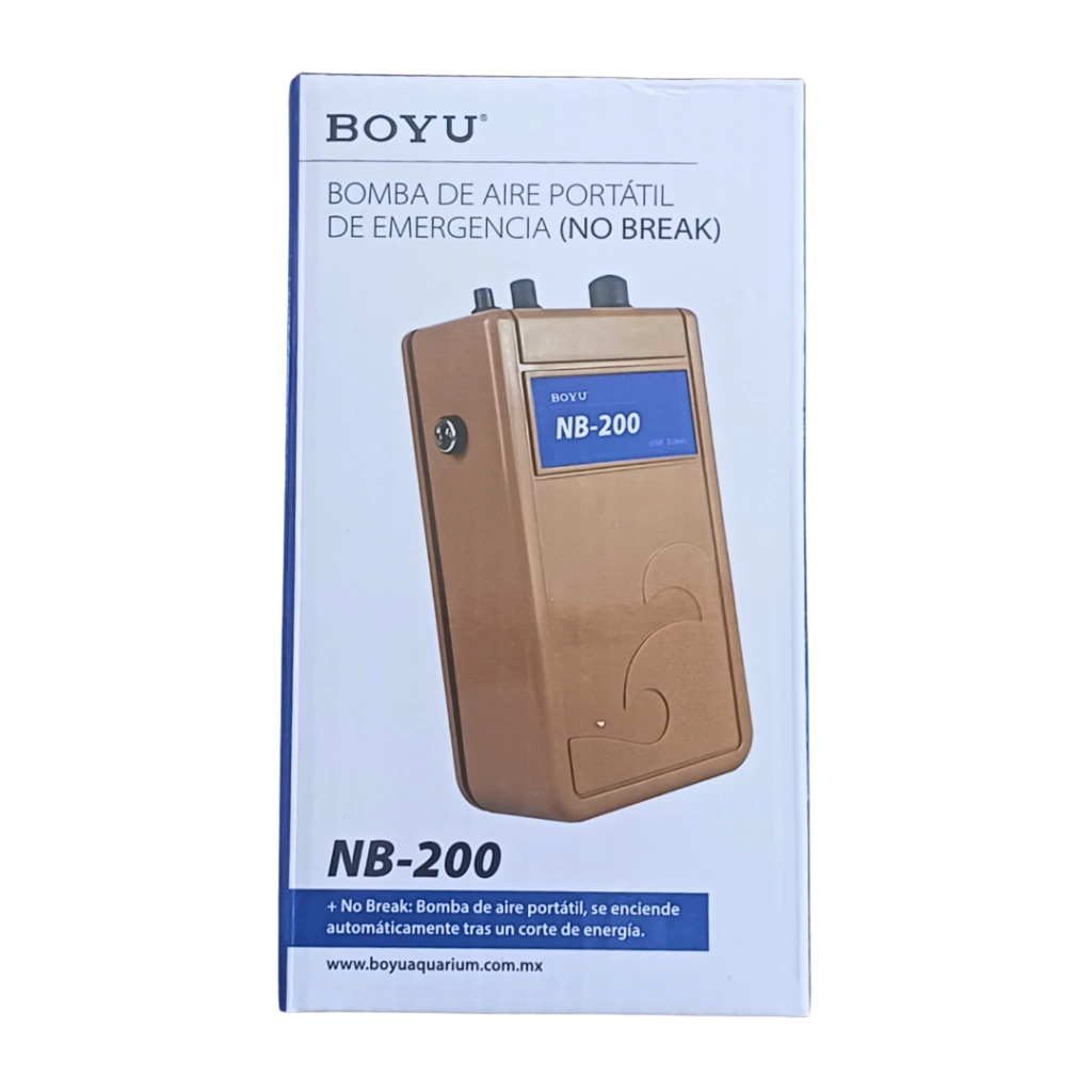 COMPRESSOR DE AR BOYU A PILHA NB-200 NOBREAK 2L/MIN