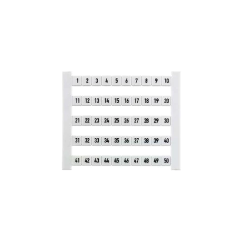 IDENTIFICADOR PLASTICO DECAFIX 5 FW 1-50 HORIZONTAL - C047346.0001