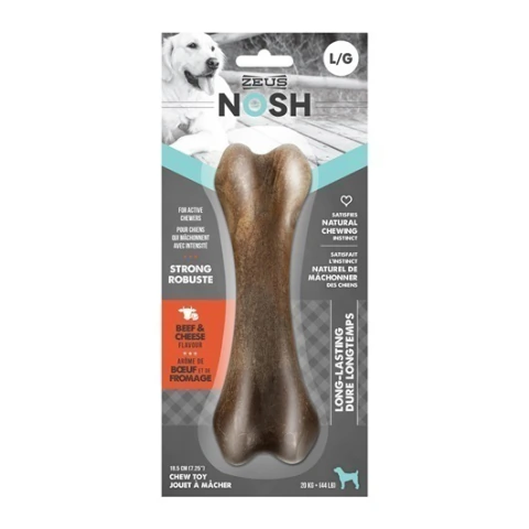ZEUS NOSH STRONG HUESO SABOR CARNE Y QUESO - LARGE - 18,5 CM