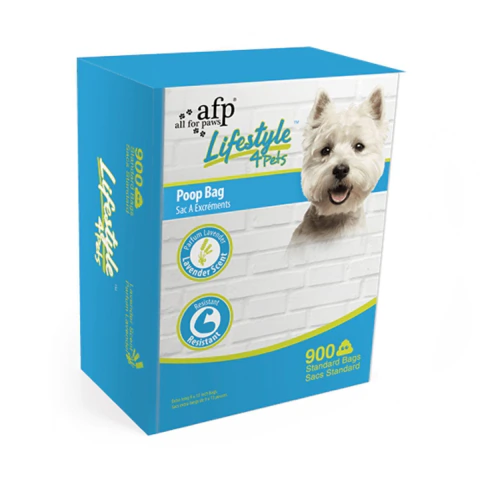 POOP BAG 60 ROLLS LIFESTYLE 4 PETS AFP