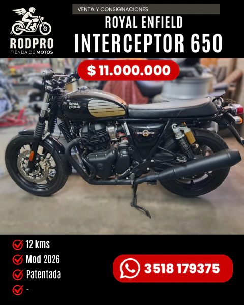 RE Interceptor 650 2026 | 0 km