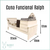 Cuna Funcional Laqueada Blanca Clasica + Carro Cama Ralph - Rabbit Kids