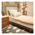 Cama 1 Plaza P/ Colchon 80x190 + Mesita De Luz 3 Cajones Alf